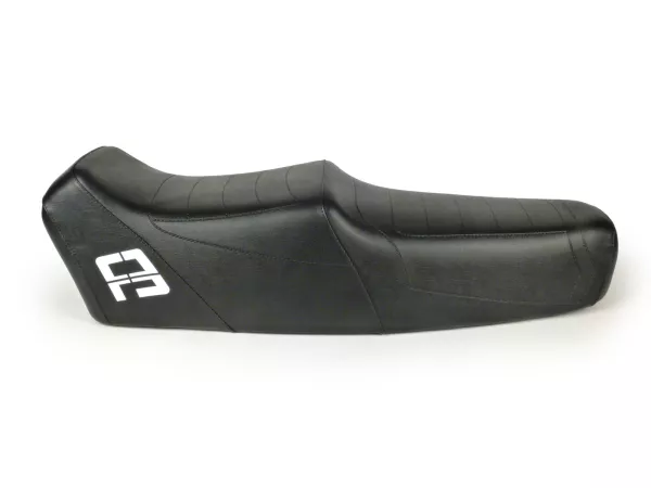 Gestapte zitting -F3 (Yankee Replica)- Vespa PX - Zwart