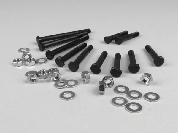 Set baut casing mesin - Set baut mesin - Set baut mesin - KUALITAS OEM - Vespa V50, V90, PV125, ET3, PK S - 11 baut