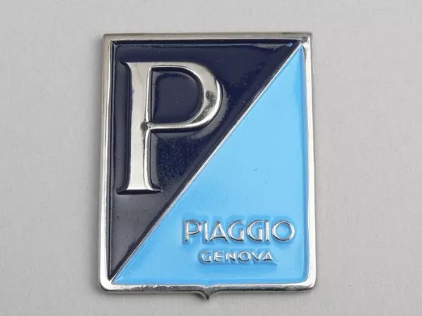 Cascade belettering -OEM KWALITEIT- Vespa Piaggio Genova rechthoek - Vespa GS150 / GS3 (vanaf 1955)