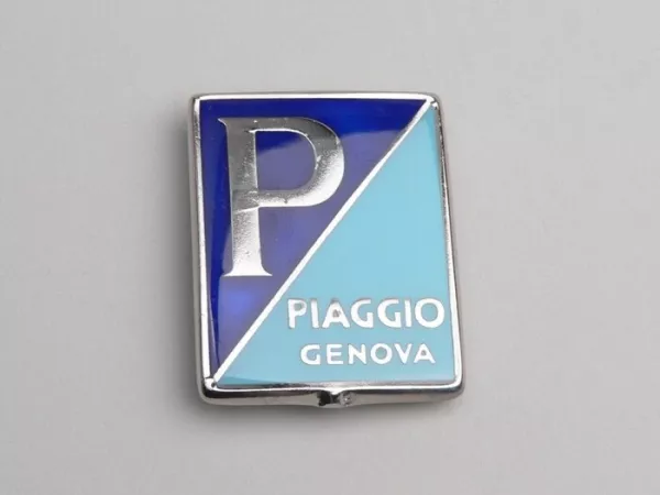 Cascade belettering -OEM KWALITEIT- Vespa Piaggio Genova rechthoek - Vespa 125 (bouwjaar 1946-1954)