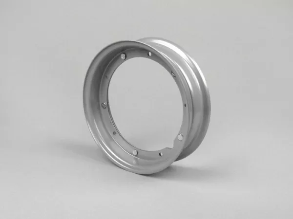 Wiel -VIGANO 2,25-10 inch staal - Vespa GS160 / GS4 (VSB1T), SS180 (VSC1T) - Grijs