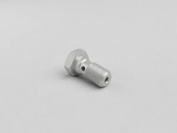 Banjobout remleiding -M10 x 1.00- aluminium - zilver