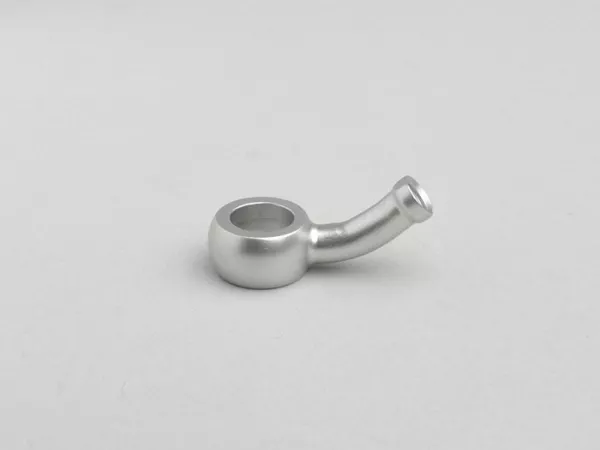 Hydraulic brake hose banjo -SPIEGLER- silver - 45°