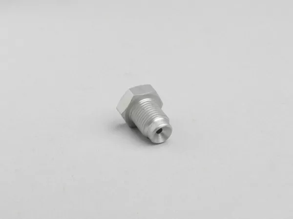 Hydraulic brake hose banjo -SPIEGLER- silver - direct connection (M10 x 1,0)