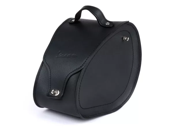 Tunneltasche -PIAGGIO, leder- Vespa GTS/Super - zwart
