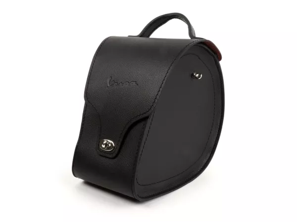 Tunneltasche -PIAGGIO, leder- Vespa PX - zwart