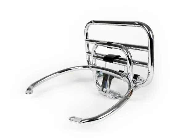 Rak bagasi belakang lipat -PIAGGIO- Vespa GTS, GTS Super - 125-200-250-300cc - chrome - untuk casing atas GTS/Super