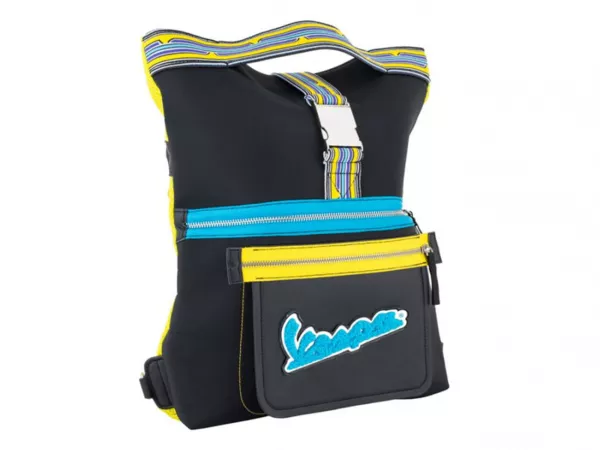 Rucksack -VESPA, V-Stripes- gelb