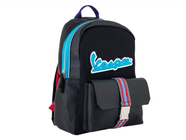 Rucksack -VESPA, V-Stripes- rot