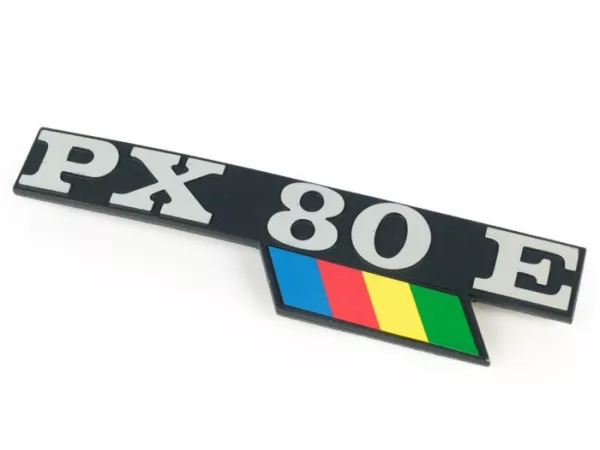 Zijklep belettering -OEM KWALITEIT- PX80 E- Vespa PX80E Lusso (1983-)
