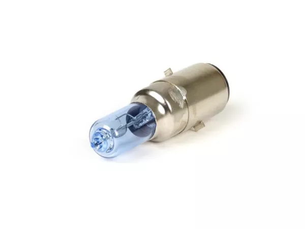 Halogeenlamp -BA20d- 12V 35/35W - Blauw