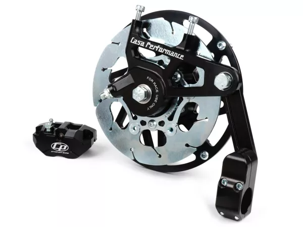 Scheibenbremse  Casadisc Anti-Dive -CASA PERFORMANCE- Lambretta LI, LIS, SX, TV, DL, GP - inkl. Bremszange - schwarz