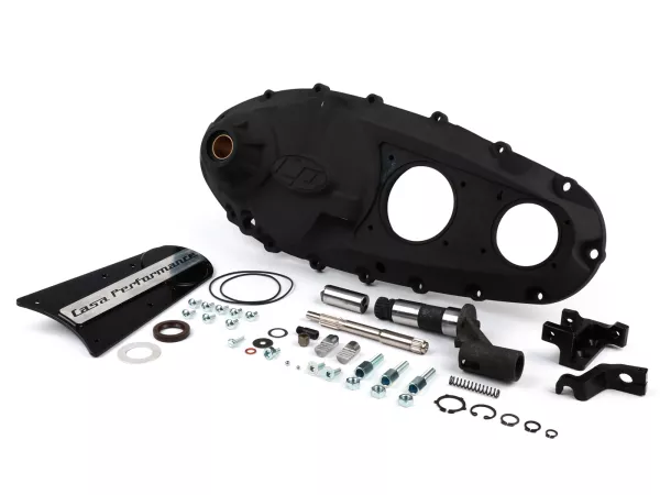 Penutup mesin -CASA PERFORMANCE CasaCover- Lambretta GP/DL- Edisi Hitam