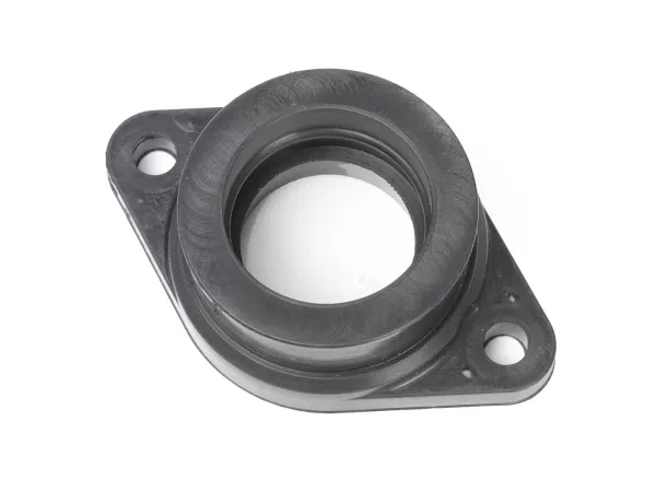 Aansluitrubber met flens carburateur/inlaatspruitstuk -Casa Lambretta- AW=30mm, gatafstand=60mm - geschikt voor PHBL 24-25, Mikuni TM24 , TM28