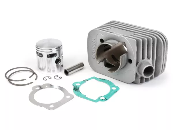 Cilindro -ATHENA 72 ccm aluminio Ø46mm- Piaggio Bravo, Ciao, Boxer (bulón del pistón = Ø 12mm) - el cárter del motor debe estar centrifugado