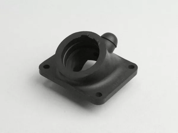 Intake rubber -ARIETE (Made in Italy) RD350 YPVS- Vespa PX, Rally180 (VSD1T), Rally200 (VSE1T), Sprint - AW=34mm - for MRB reed intake manifold