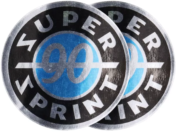 Bagageruimte belettering -IMPORT- Vespa Super Sprint 90 - Vespa SS90 (bouwjaar 1965-1966 )
