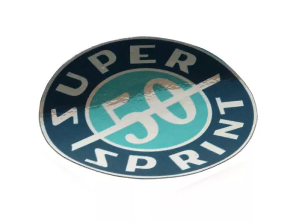Badge boite à gants -QUALITÉ OEM- Vespa Super Sprint 50 - Vespa SS50 (1965-1966 )