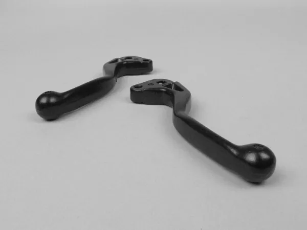 Maneta de freno + maneta de embrague (juego) -FA ITALIA- VESPA Sport corta- Vespa PK S, XL - Negro