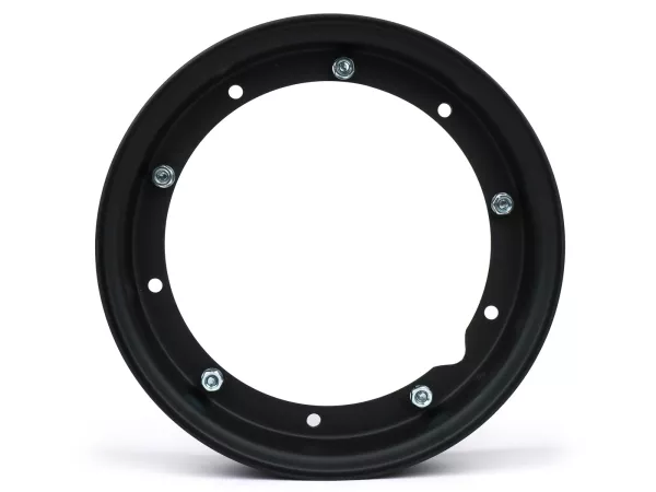 Wiel -FA ITALIA 2.10-10 inch, staal- Vespa (type PX) - Vespa Smallframe V50, 50N, Special, PV, ET3, PK50-125 (S/XL/XL2), Largeframe PX, T5, Sprint, Rally, GT/GTR, LML Star, Deluxe - Zwart