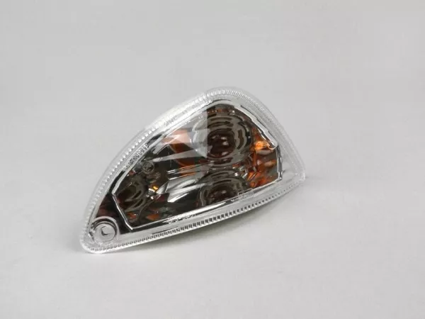 Blinkers -PIAGGIO- Vespa LX, LXV, S - vit - klarglas - bak, höger
