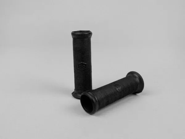 Handvatten voor stuurknipperlichten -PREMIUM Ø=21mm l=120mm, Piaggio 6-hoekige Vespa Oldie - voor conversie van VNB3T, VNB4T, VNB5T, VB1T, VBA, VBB, VGL1T, Touring, T4 (VGLA, VGLB), GS150 (VS2-5), GS160/GS4 - Zwart
