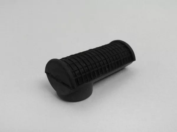Rempedaal rubber -OEM KWALITEIT- Vespa V50 (V5A1T tot nr. 92877), V50 S (V5SA1T tot nr. 15325), , Motovespa 160, 160 GT (09C), 50 (06C, 07C), 75 (08C), 125 Super (762C), 75 U-2 (PR9), 75 Primavera T3 (PN9)