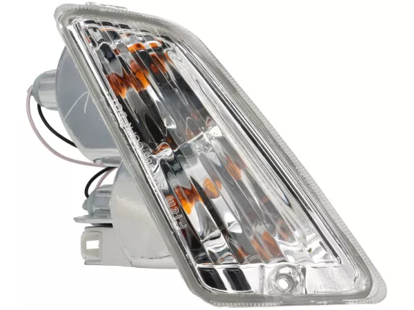 Clignotant -PIAGGIO Siem- Vespa GT, GTL, GTV, GTS 125-300 (-2013) - incolore - cabochon pas strié - avant droit