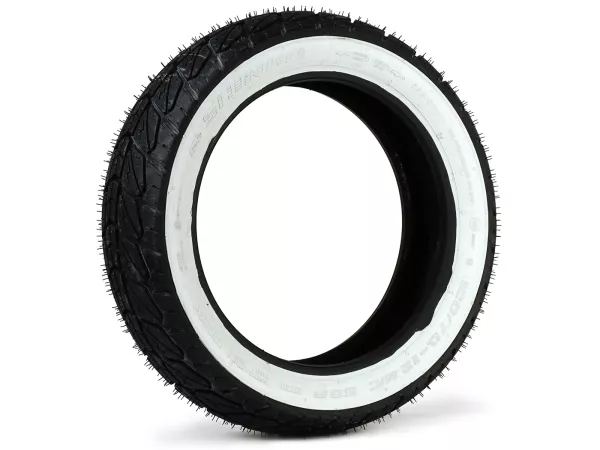 Pneu -SHINKO SR723 flanc blanc- 120/70 - 12 pouces TL 58P
