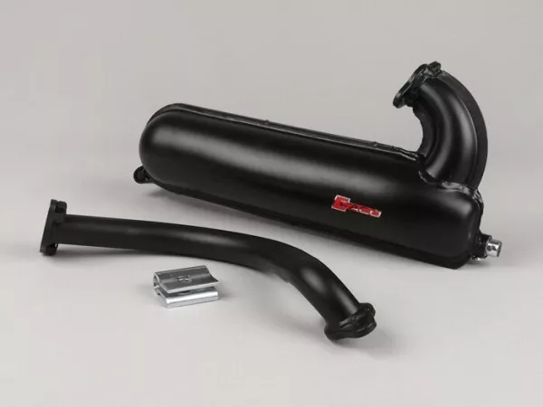 Exhaust -FACO ET3 banana- Vespa V50 - black