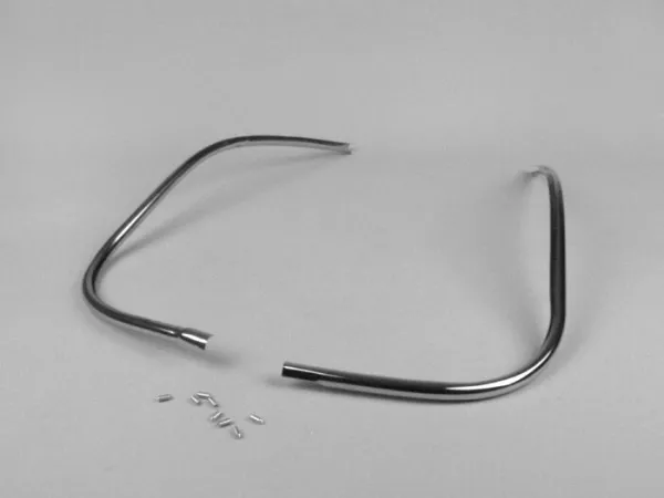 Slotted tube mono -PIAGGIO- Vespa Rally180 (VSD1T), Rally200 (VSE1T), Sprint150 (VLB1T), TS125 (VNL3T), GTR125 (VNL2T) - Chrome