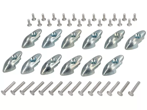Set bagian ujung alas kaki -KUALITAS OEM- Vespa Rally180 (VSD1T), Rally200 (VSE1T), Sprint150 (VLB1T), TS125 (VNL3T), GT125 (VNL2T), GTR125 (VNL2T), SS180 (VSC1T)