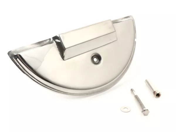 Reservewielafdekking -SPAQ- Vespa PX80, PX125, PX150, PX200 - roestvrij staal