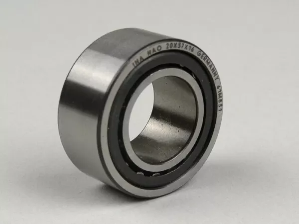 Rodamiento de agujas -NAO 20-37-16- (20x37x16mm) - (usado para el lado del alternador del cigüeñal Lambretta Lui 50-75, J50, J100, J125 - usado hasta 03.1969