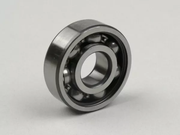 Rodamiento de bolas -6201 RSR (encapsulado por un lado)- (12x32x10mm) - (utilizado para rueda delantera / tambor de freno Lambretta all, Vespa PX (hasta 1982))