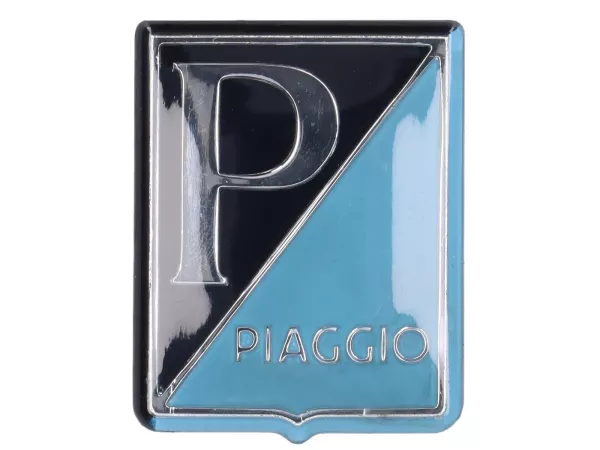 Badge horn cover -VESPA- Piaggio rectanGL150 (VLA1T)e - Vespa GS150 / GS3 (since 1955), Vespa GS160 (since 1962), Vespa SS180 (since 1965), Vespa Super (since 1965), Vespa GT125 (since 1966) - plastic