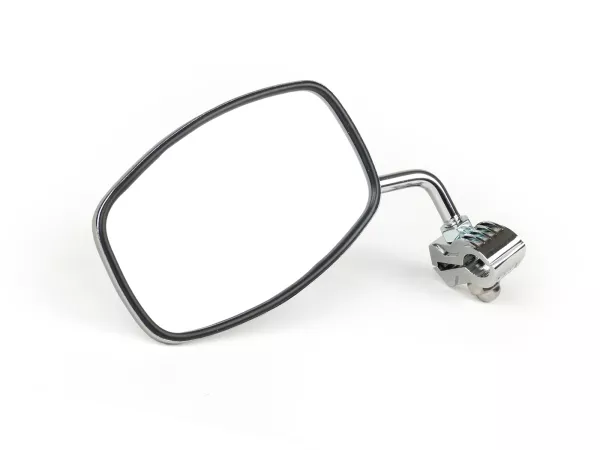 Mirror -SKY Clip on- Chrome universal - rectangular 105x70mm
