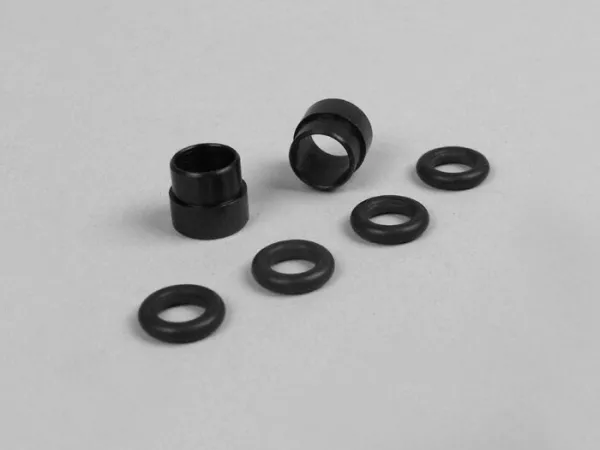 Cylindertoppscentreringsbussningssats -MALOSSI- Piaggio Leader LC - Ø=9,75mm/11,0mm