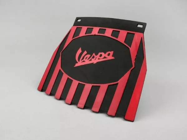 Spatscherm - Spatlap - Spatlap -OEM KWALITEIT- Classic Vespa Zwart/Rood