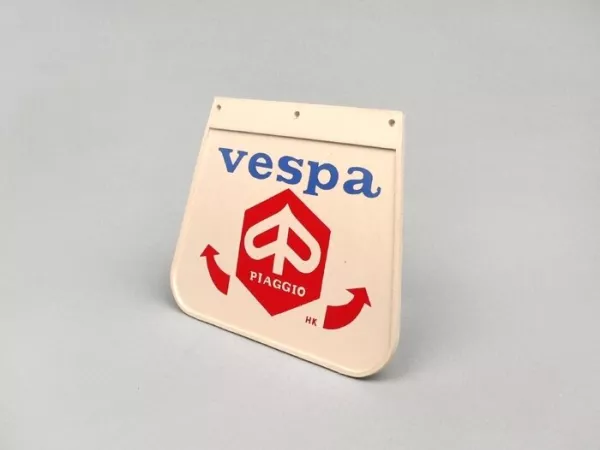 Spatscherm - Spatlap - Spatlap -OEM KWALITEIT- rood Piaggio logo