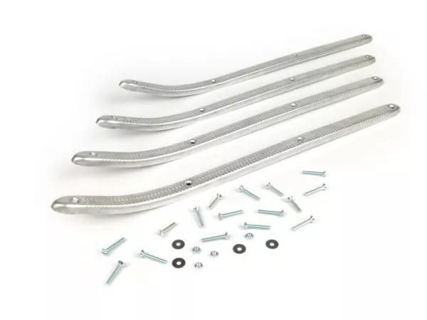 Footboard stripes set -LAMBRETTA- D 125, D 150 - fully alloy