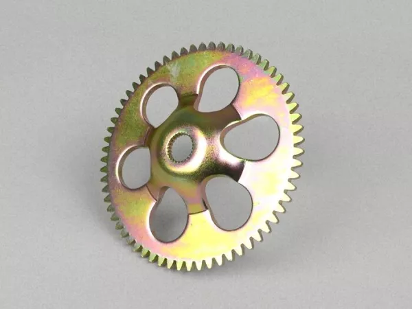 Cincin starter - Pinion starter -KUALITAS OEM- Peugeot 50 cc (horisontal) - AW = 23mm - JETFORCE50 C-TECH, SPEEDFIGHT3 50 LC, LUDIX 50 LC BLASTER, SPEEDFIGHT3 50 cc AC (2-tak), LUDIX AC, VIVACITY 50 NEW (2-tak)