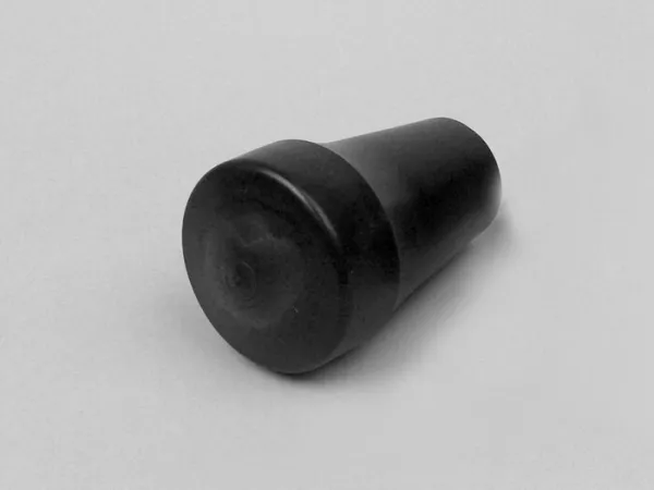 Center stand rubber -PIAGGIO Ø=22mm- Vespa PX, Cosa, Cosa, T5 125cc, PK - black