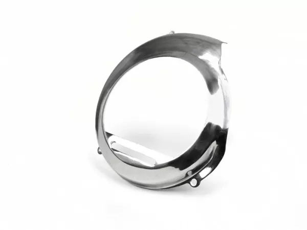 Flywheel cover -SPAQ- Vespa Sprint150 (VLB1T), GT125 (VNL2T), GTR125 (VNL2T), VNA, VBA,VBB, GL, T4, Super (VNC/VBC) - stainless steel